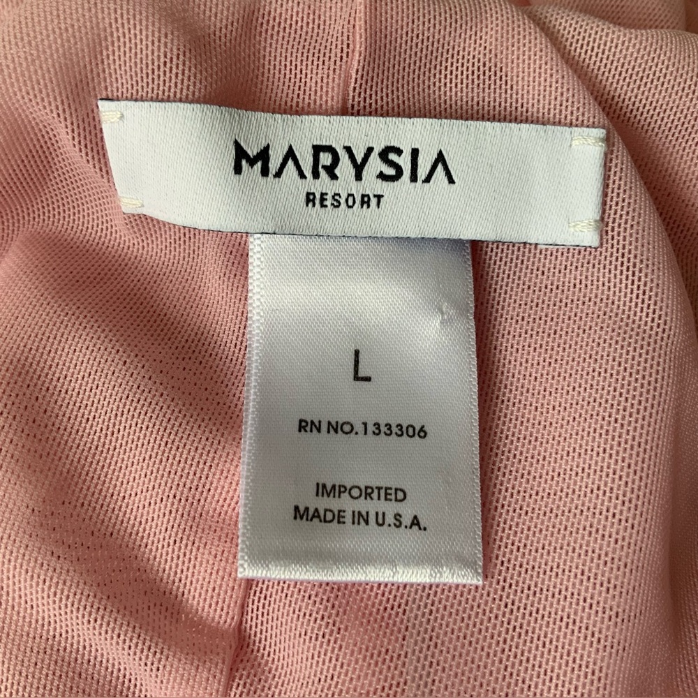 MARYSIA SWIM Ruched Mini Dress Powder Pink Large - Picture 5 of 14